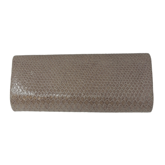 Bijoux Terner | Women's Tan or Brown Animal Skin Clutch Bag (One Size) - Picture 10 of 10